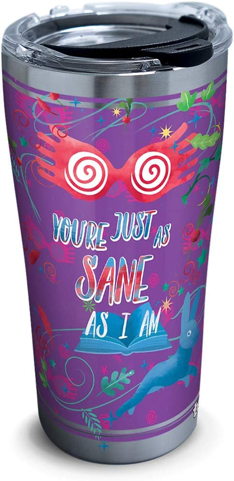 Tervis Harry Potter-Luna Quote Insulated Tumbler with Wrap and Lid, 1 Count (Pack of 1), Clear Home & Garden > Kitchen & Dining > Tableware > Drinkware Tervis Silver 20 oz-Stainless Steel (Clear and Black Lid) 