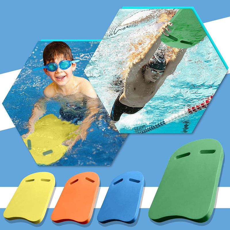 1PCS Swimming Kickboard Training Swim Board, Swim Float Kick Board Swimming Training Equipment, Plate Surf Water Safe Pool Training Aid Float Hand Foam Board Tool for Kids Adults Swimming Beginner Sporting Goods > Outdoor Recreation > Boating & Water Sports > Swimming Generic Blue A - Type 