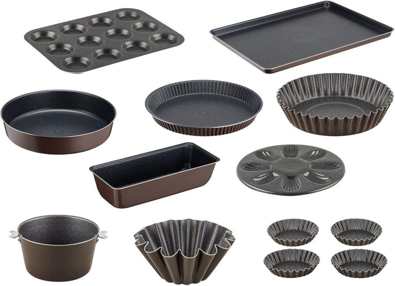 Tefal J1602802 Success 12-Mould Baking Tray Aluminium Black 30 X 23 X 1,5 Cm. Home & Garden > Kitchen & Dining > Cookware & Bakeware Tefal   