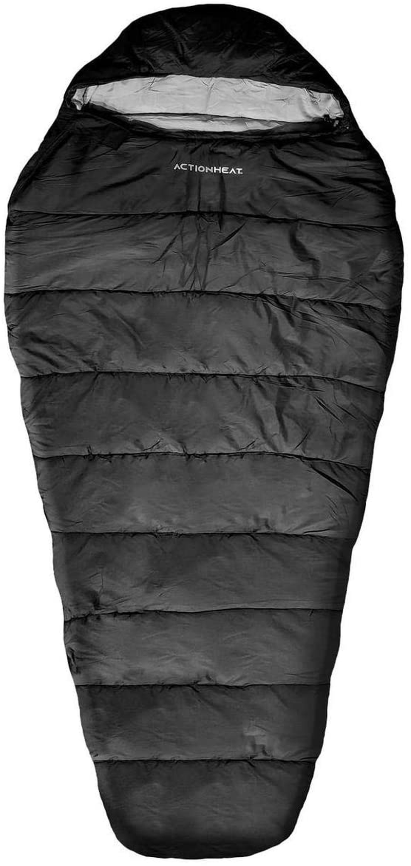 Actionheat Electric Heated Sleeping Bag for Adults – Portable Mummy Style 5V Battery Powered Heat Sleeping Bag for Camping or Outdoor Hiking Cold Weather Sporting Goods > Outdoor Recreation > Camping & Hiking > Sleeping Bags ActionHeat   