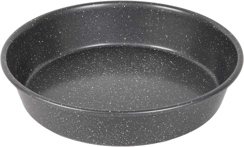 COOK with COLOR Bakeware Non Stick Cake Pan, Speckled 9” round Baking Pan, Cake Baking Pan (Black)