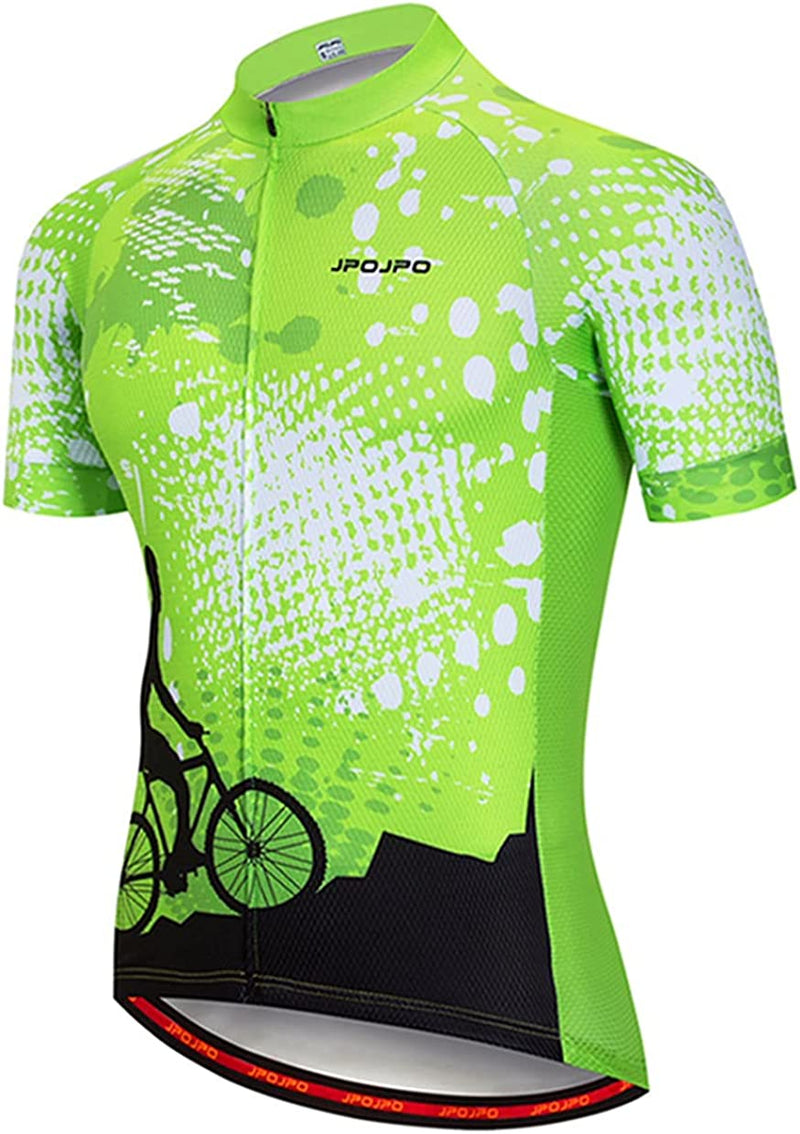 Weimostar Men'S Comfy Fitting Cool Summer Cycling Jersey with 3 Rear Pockets- Moisture Wicking, Breathable Sporting Goods > Outdoor Recreation > Cycling > Cycling Apparel & Accessories Weimostar Jp1003 Small 