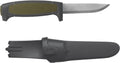Morakniv Craftline Basic 511 High Carbon Steel Fixed Blade Utility Knife and Combi-Sheath, 3.6-Inch Blade Sporting Goods > Outdoor Recreation > Fishing > Fishing Rods Mora Black/Military Green  