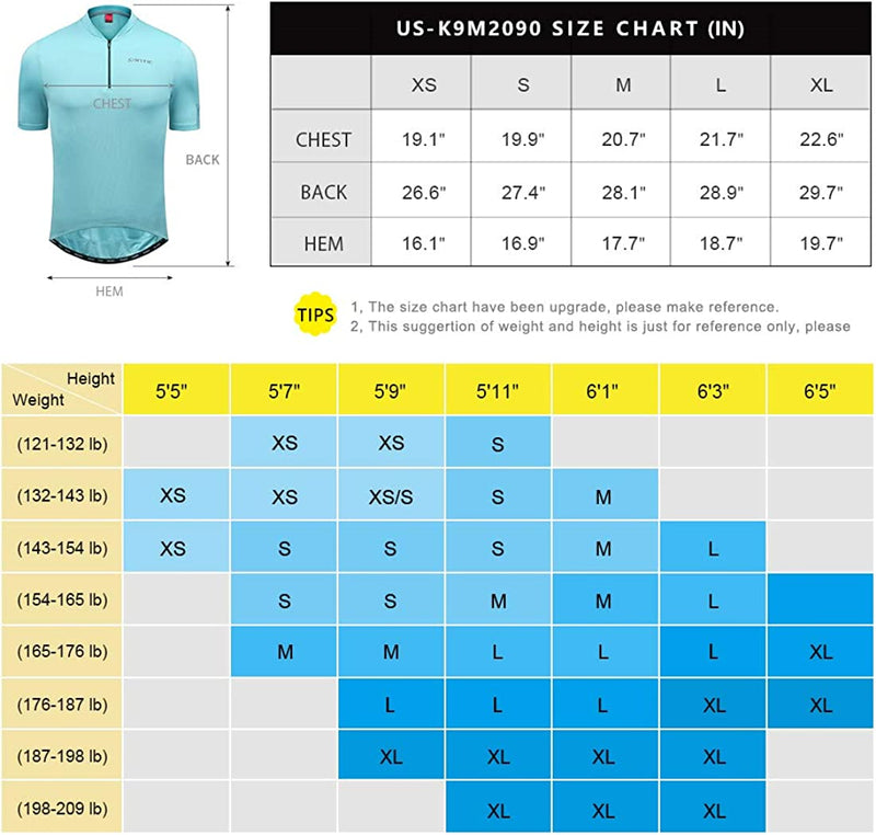 Santic Cycling Jersey Men Short Sleeve Bike Jersey with Three Pockets Breathable Quick Dry Biking Shirts Sporting Goods > Outdoor Recreation > Cycling > Cycling Apparel & Accessories Santic   