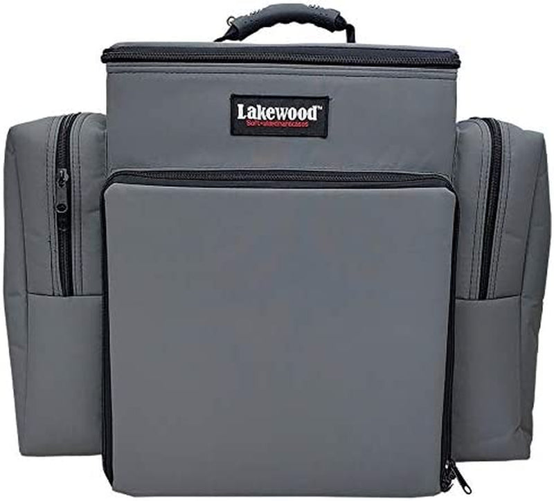 Lakewood Fishing Gray Magnum Top Shelf Tackle Box with 4 Tray Holds Plano Boxes Sporting Goods > Outdoor Recreation > Fishing > Fishing Tackle Lakewood   