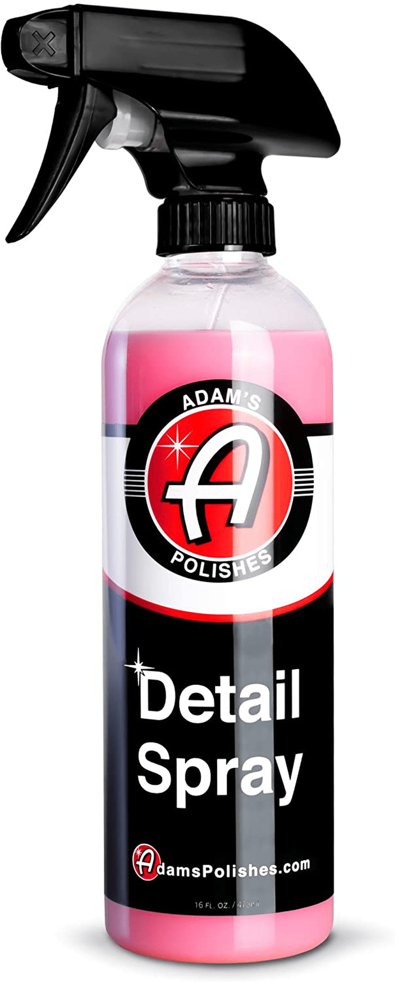 Adam's Detail Spray 16oz - Quick Waterless Detailer Spray for Car Detailing | Polisher Clay Bar & Car Wax Boosting Tech | Add Shine Gloss Depth Paint | Car Wash Kit & Dust Remover Vehicles & Parts > Vehicle Parts & Accessories > Vehicle Maintenance, Care & Decor > Vehicle Paint Adam's Polishes 16 fl. oz  