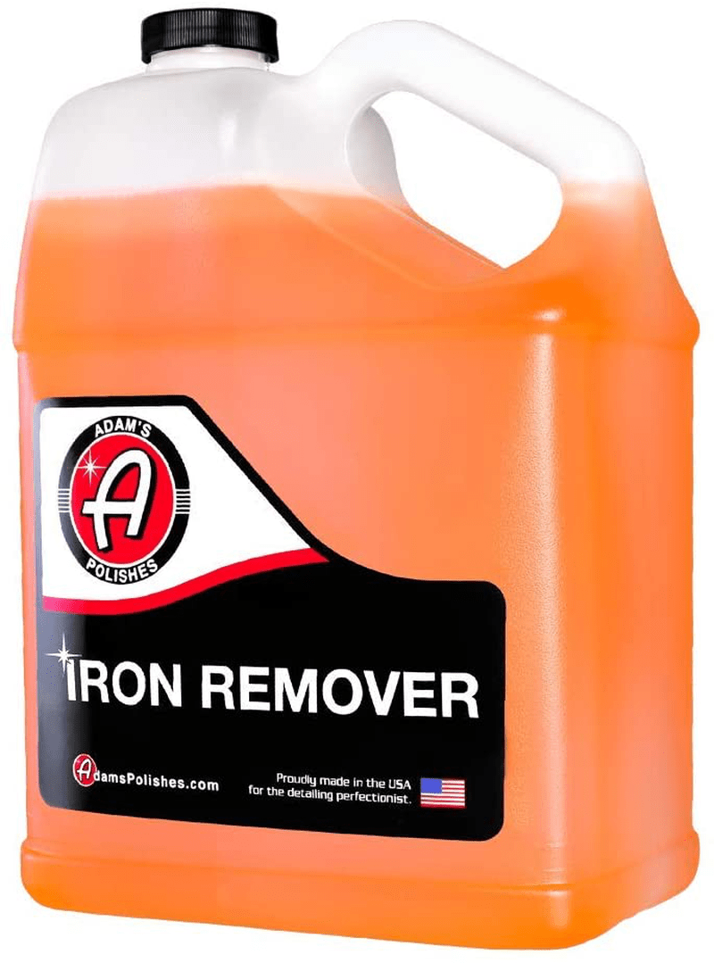 Adam's Iron Remover 16oz - Iron Out Fallout Rust Remover Spray for Car Detailing | Remove Iron Particles in Car Paint, Motorcycle, RV & Boat | Use Before Clay Bar, Car Wax or Car Wash Vehicles & Parts > Vehicle Parts & Accessories > Vehicle Maintenance, Care & Decor > Vehicle Paint Adam's Polishes 128 Fl Oz (Pack of 1)  