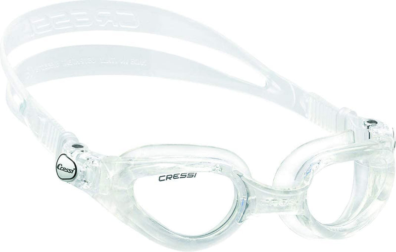 Cressi Adult Swimming Goggles with Flat Lenses for Natural Vision | Right Made in Italy