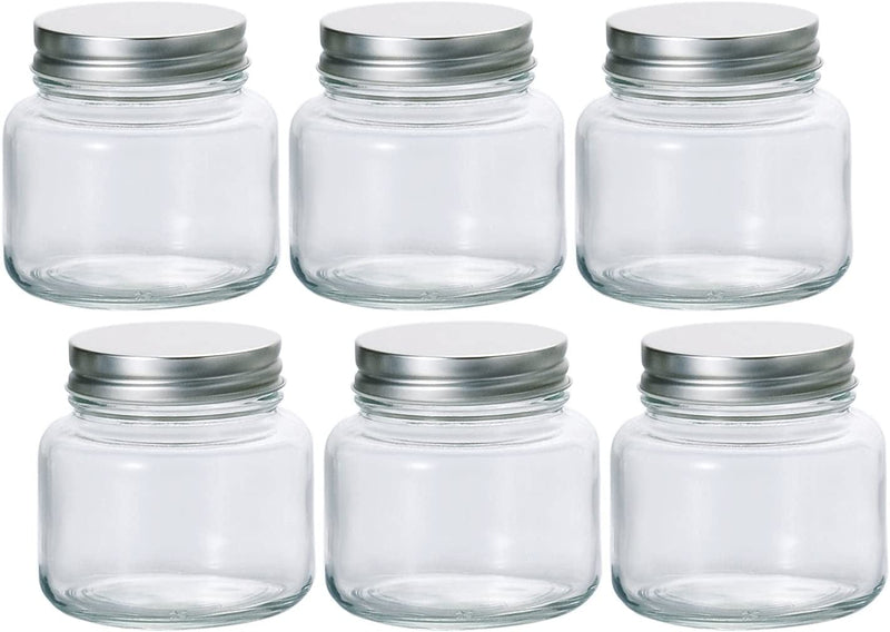 Aderia M-6580 Storage Container, Storage Bottle, Silver Cap, 32.2 Fl Oz (925 Ml), Set of 3, Made in Japan Home & Garden > Decor > Decorative Jars アデリア(ADERIA) 02: 12.7 fl oz (375 ml) Single Item 