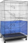 Adjustable Bird Cage Net Cover Birdcage Seed Feather Catcher Soft Skirt Guard Birdcage Nylon Mesh Netting for Parrot Parakeet Macaw round Square Cages (Yellow, 118 X 15 Inch/ 300 X 37 Cm) Animals & Pet Supplies > Pet Supplies > Bird Supplies > Bird Cages & Stands Shappy Blue 118 x 15 Inch/ 300 x 37 cm 