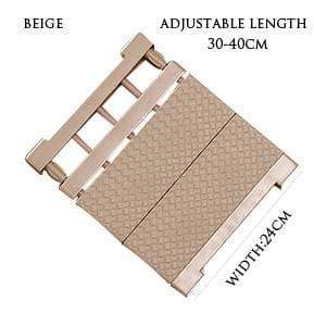Adjustable Shelf Closet Organizer Storage 15380748-beige-30-40cm beige-30-40cm KOL DEALS