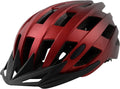 Adult Bike Helmets, Adjustable Mens Womens Bicycle Helmet, Lightweight Road Mountain Cycling Safety Sports Helmets with Detachable Visor Sporting Goods > Outdoor Recreation > Cycling > Cycling Apparel & Accessories > Bicycle Helmets TLAMEE Matte-red L:58-62cm/22.8''-24.4'' 