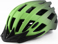 Adult Bike Helmets, Adjustable Mens Womens Bicycle Helmet, Lightweight Road Mountain Cycling Safety Sports Helmets with Detachable Visor Sporting Goods > Outdoor Recreation > Cycling > Cycling Apparel & Accessories > Bicycle Helmets TLAMEE Green L:58-62cm/22.8''-24.4'' 