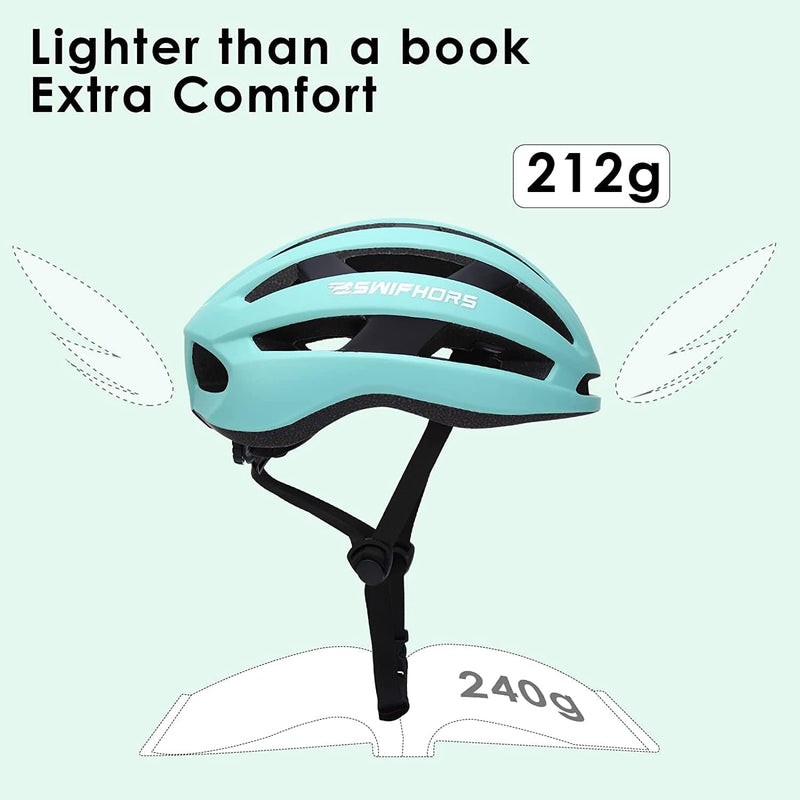 Adult Mountain Road Bike Helmet Bicycle for Men Women Adult 54-58 CM Sporting Goods > Outdoor Recreation > Cycling > Cycling Apparel & Accessories > Bicycle Helmets SWIFHORS   