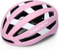 Adult Mountain Road Bike Helmet Bicycle for Men Women Adult 54-58 CM Sporting Goods > Outdoor Recreation > Cycling > Cycling Apparel & Accessories > Bicycle Helmets SWIFHORS White&Pink Medium 