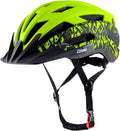 Adult Youth Bike Helmet, Road Mountain Bicycle Helmet for Women Men Teenager Kids Boy Girl, Lightweight and Adjustable with Detachable Visors Sporting Goods > Outdoor Recreation > Cycling > Cycling Apparel & Accessories > Bicycle Helmets Bilaki Matte Green L: 58-61cm / 22.8-24.0 inch 