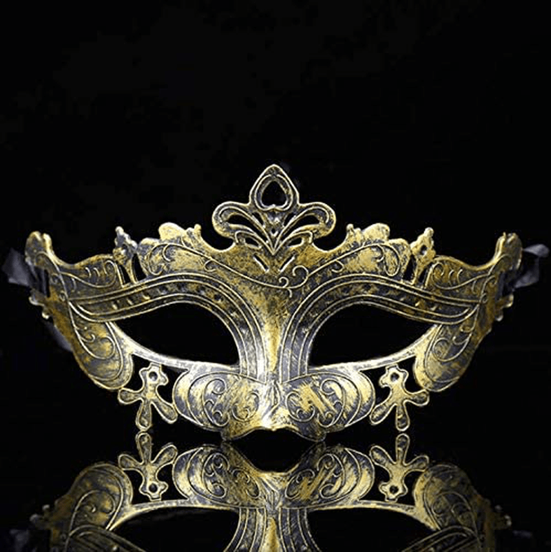 Adults Vintage Antique Look Venetian Party Mask (Pack of 10) Apparel & Accessories > Costumes & Accessories > Masks RUSVNO   