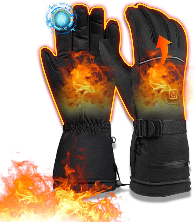 Dsstyles Electric Heated Gloves for Men and Women, Finger and Hand Warmers, Winter Waterproof Touchscreen Gloves for Cycling Motorcycle Hiking Skiing Skating Fishing Hunting and Outdoor Work(Xl) Sporting Goods > Outdoor Recreation > Boating & Water Sports > Swimming > Swim Gloves DSstyles   