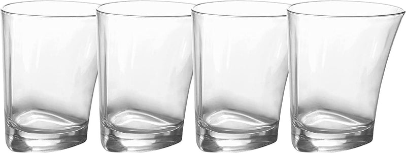 Kitchinventions Unbreakable Tritan Drinking Glasses | Ideal for Beverages & Cocktails | Shatterproof Barware | Clear and Durable | Dishwasher Safe | Great for Travel and Boat (4,12 Oz Whiskey) Home & Garden > Kitchen & Dining > Barware KitchInventions 4 12 oz Whiskey 