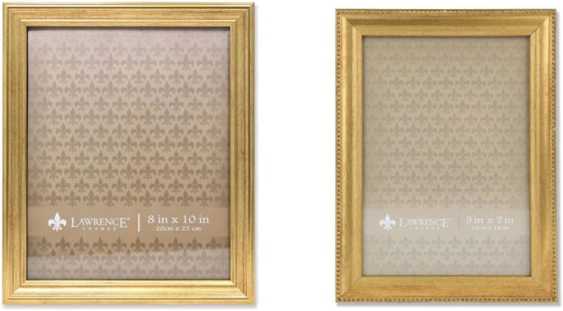 Lawrence Frames 536280 Sutter Gold 8X10 Picture Frame Home & Garden > Decor > Picture Frames Lawrence Frames Gold Classic 8x10
