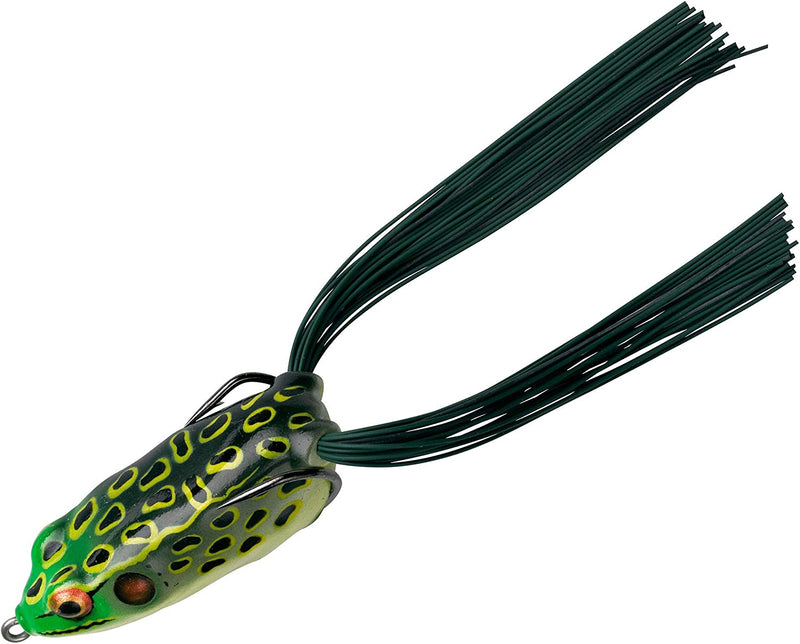 BOOYAH Pad Crasher Topwater Bass Fishing Hollow Body Frog Lure with Weedless Hooks Sporting Goods > Outdoor Recreation > Fishing > Fishing Tackle > Fishing Baits & Lures Pradco Outdoor Brands Bullfrog  