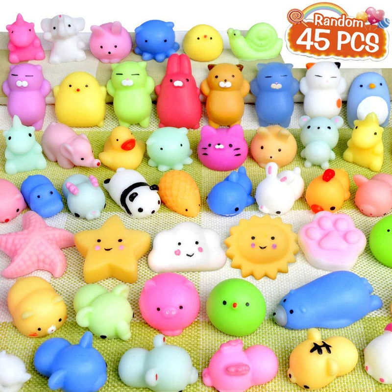 Easter Egg Plastic Eggs Funny Easter Egg Toy Creative Easter Gift Decor for Kids Friends Wedding Birthday Party Decor，With 2 Fillers Arts & Entertainment > Party & Celebration > Party Supplies Kufutee 45 Mochi Squishy  