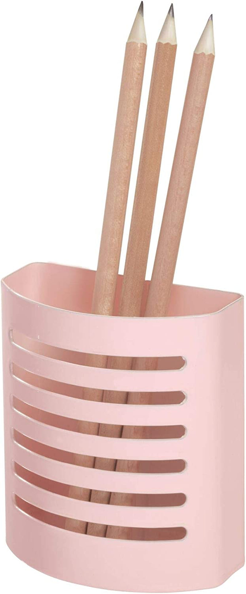 Idesign 85176 Magnetic Modern Pen and Pencil Holder, Writing Utensil Storage Organizer for Kitchen, Locker, Home, or Office, Set of 1, Mint Blue Home & Garden > Household Supplies > Storage & Organization iDesign Blush Pink Pencil Cup 