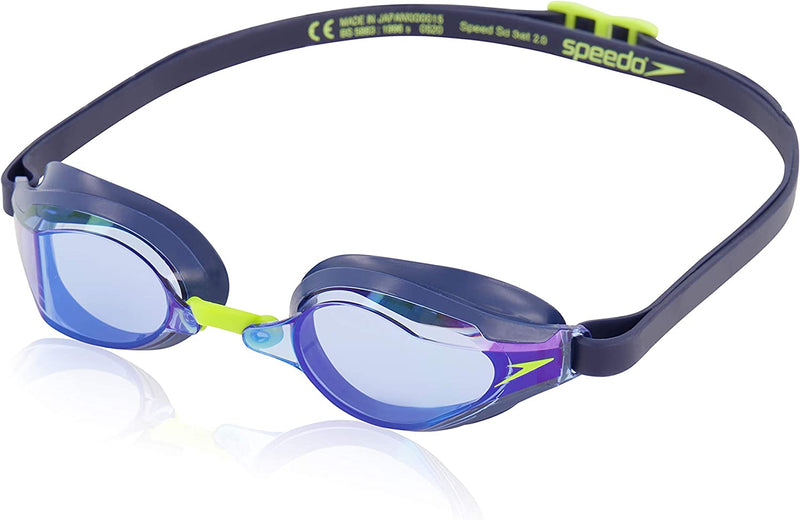 Speedo Unisex-Adult Swim Goggles Speed Socket 2.0 Sporting Goods > Outdoor Recreation > Boating & Water Sports > Swimming > Swim Goggles & Masks Speedo Peacoat/Smoke/Blue Mirrored  