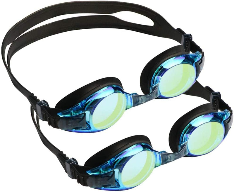 Aegend Kids Swim Goggles, Swimming Goggles for Kids Age 4-16 Boys and Girls Sporting Goods > Outdoor Recreation > Boating & Water Sports > Swimming > Swim Goggles & Masks Aegend Dark Blue Black  