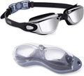 Aegend Swim Goggles, Swimming Goggles No Leaking Anti Fog Adult Men Women Youth Sporting Goods > Outdoor Recreation > Boating & Water Sports > Swimming > Swim Goggles & Masks Aegend Bright Silver  