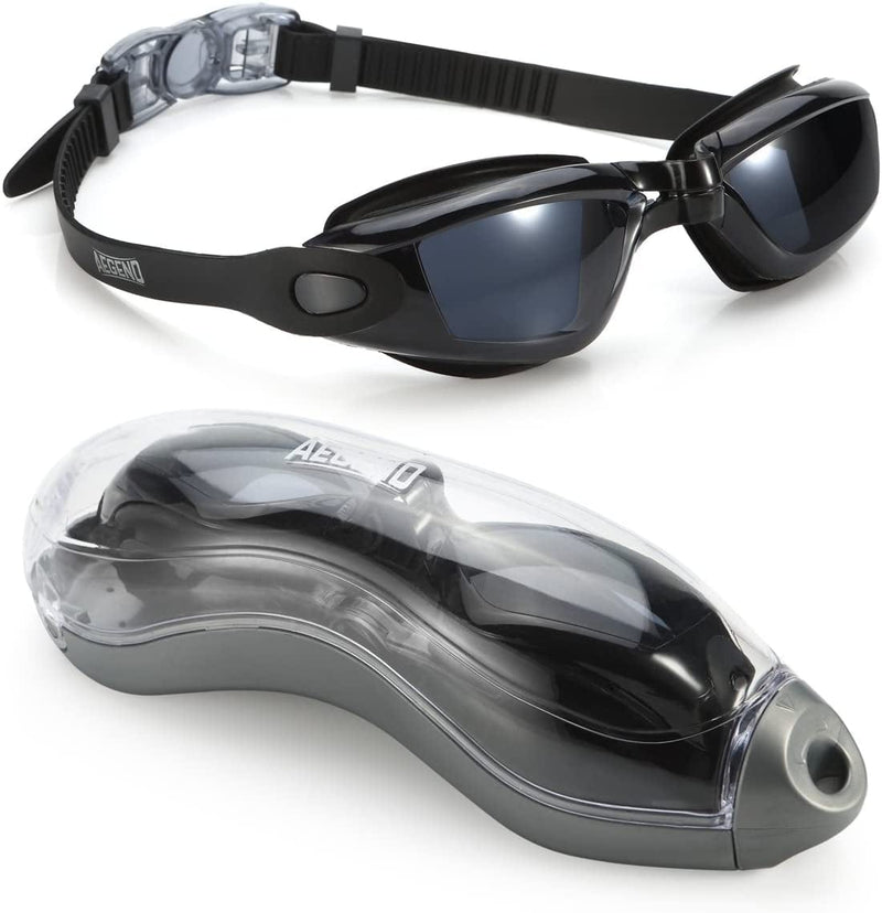 Aegend Swim Goggles, Swimming Goggles No Leaking Full Protection Adult Men Women Youth Sporting Goods > Outdoor Recreation > Boating & Water Sports > Swimming > Swim Goggles & Masks Aegend Dark Black  