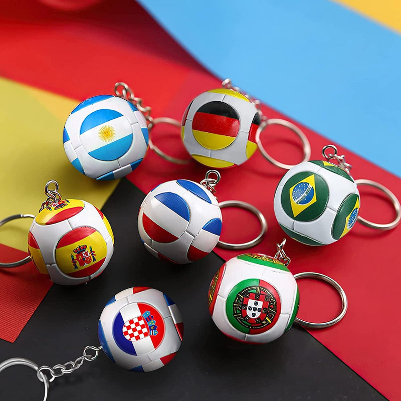 Aersileng National Team Fans Soccer Cup 5 Piece Kit World Championship Scarf Tube Bandanna Bracelet Paint Stick Keychain