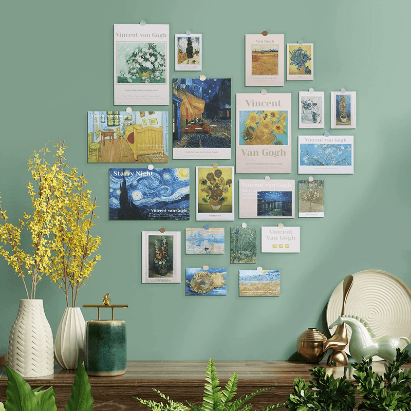 Aesthetic Posters Pictures Wall Collage Kit, Dorm Decor for Teens, Retro Decor Trendy Wall Prints Kit, Small Poster for Room Bedroom Aesthetic 20PCS Include Self-Adhesive Dots, Vintage Home & Garden > Decor > Artwork > Posters, Prints, & Visual Artwork DK.AMZ   