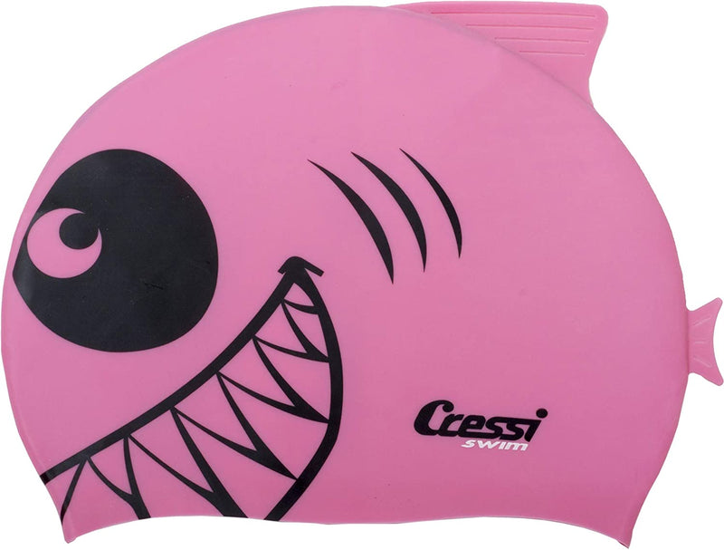 Cressi Silicone Patterned Junior Swimming Cap - Comfortable, Stylish, and Easy to Wear Sporting Goods > Outdoor Recreation > Boating & Water Sports > Swimming > Swim Caps Cressi Pink Uni 