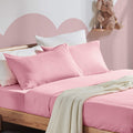 SLEEP ZONE Super Soft Kids Twin Bed Sheets Set 3-Piece - Wrinkle & Fade Resistant Easy Care Bedding Sheets & Pillowcases (Twin, Ballet Pink) Home & Garden > Linens & Bedding > Bedding SLEEP ZONE Ballet Pink Twin (3-Piece Set) 