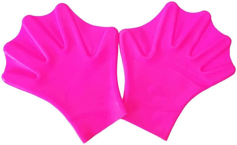 Beito Silicone Swimming Gloves Aquatic Swimming Training Gloves Diving Hand Equipment for Men Women Fitness Surfing Sports Rosy S. Sporting Goods > Outdoor Recreation > Boating & Water Sports > Swimming > Swim Gloves Beito Rosy  