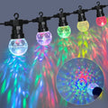 Afirst Disco Ball String Lights - Party Light String 41FT Weatherproof Shatterproof Color Changing Christmas Lights for Holiday Party Decor Home & Garden > Lighting > Light Ropes & Strings Afirst Disco  