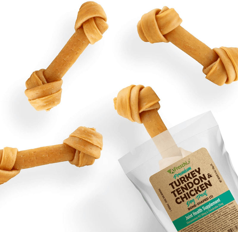 AFreschi Turkey Tendon for Dogs, Premium All-Natural, Hypoallergenic, Dog Chew Treat, Easy to Digest, Alternative to Rawhide, Ingredient Sourced from USA, (Small) Home & Garden > Decor > Seasonal & Holiday Decorations& Garden > Decor > Seasonal & Holiday Decorations A Freschi srl for Senior Dog (Glucosamine & Chondrotin) 4 Count (Pack of 1) 
