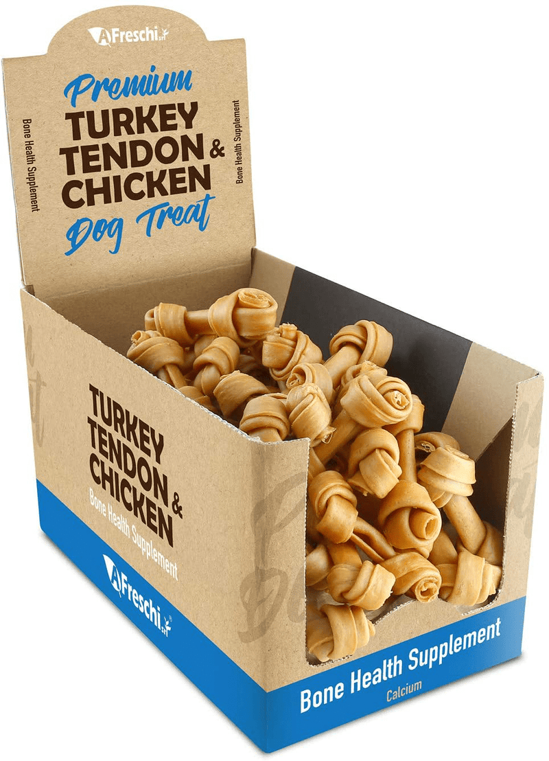 AFreschi Turkey Tendon for Dogs, Premium All-Natural, Hypoallergenic, Dog Chew Treat, Easy to Digest, Alternative to Rawhide, Ingredient Sourced from USA, (Small) Home & Garden > Decor > Seasonal & Holiday Decorations& Garden > Decor > Seasonal & Holiday Decorations A Freschi srl for Senior Dog (Calcium) Box Of 40 Units 