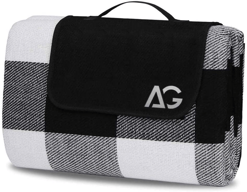 AG Picnic Outdoor Blanket Park Blankets Beach Mat Waterproof Blanket for Camping on Grass Oversized Seats 60’’ X 80’’ Adults Water Resistant Picnic Mat Camping Blanket Home & Garden > Lawn & Garden > Outdoor Living > Outdoor Blankets > Picnic Blankets AG Bedding Default Title  