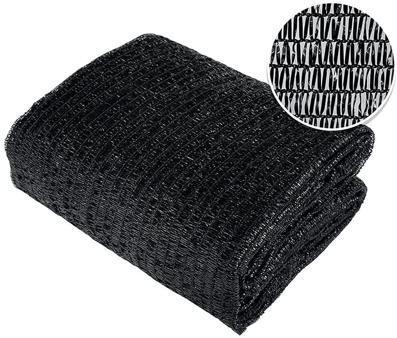 Agfabric 50% Sunblock Shade Cloth Cover with Clips for Plants 12' X 20', Black Home & Garden > Lawn & Garden > Outdoor Living > Outdoor Umbrella & Sunshade Accessories Agfabric 6.5x10ft  