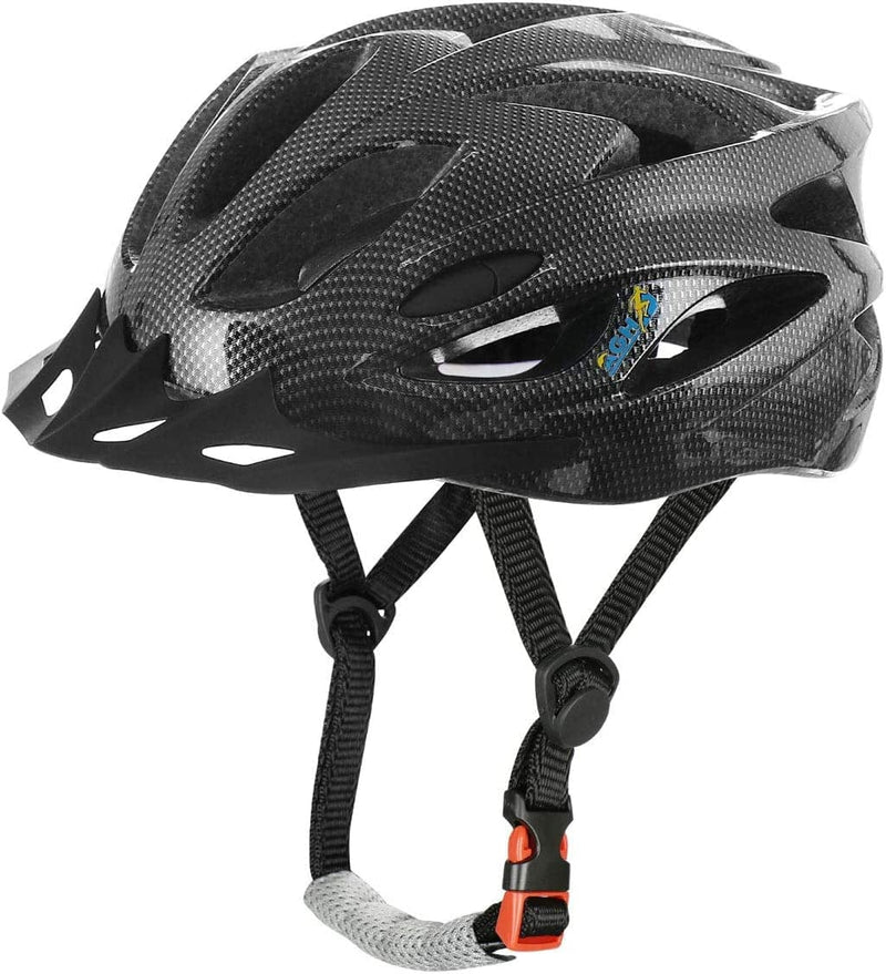 AGH Adult Bike Helmet, Lightweight Bike Bicycle Helmets for Women Men, Adult Helmet with Detachable Visor Sporting Goods > Outdoor Recreation > Cycling > Cycling Apparel & Accessories > Bicycle Helmets AGH Black  