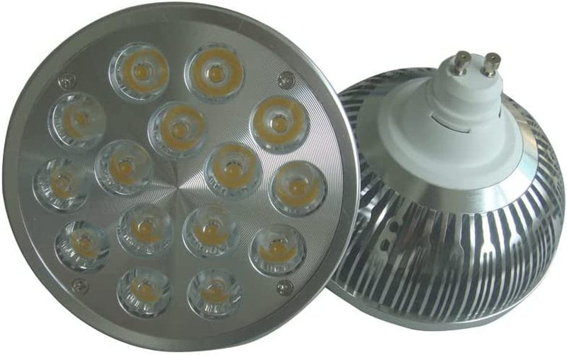 AGIPS Wide Voltage Lights 2Pcs/Lot LED AR111 Spotlight ES111 15W G53 AC85-265V High-Power LED Spotlight Household Bulbs ( Color : Onecolor )