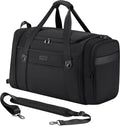 AGLAUS Tourenne 45L Travel Duffel Bag Foldable Weekender Sport Gym Duffle Carry on Luggage with Shoe Compartment Wear/Tear Resistant Water Repellent 1680D Ballistic Polyester - Grey Home & Garden > Household Supplies > Storage & Organization AGLAUS Black  