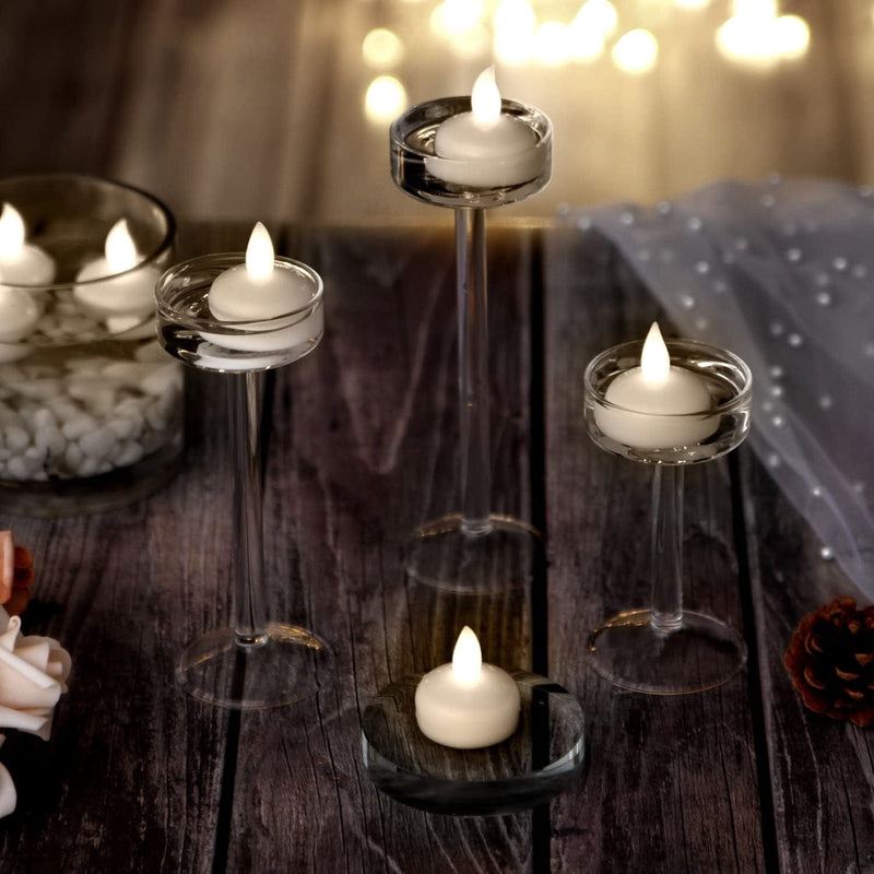 AGPTEK 12 PCS Waterproof Tea Lights, Battery Operated Flameless Floating Candles for Wedding Party Decoration - Warm White Home & Garden > Pool & Spa > Pool & Spa Accessories MamBate   