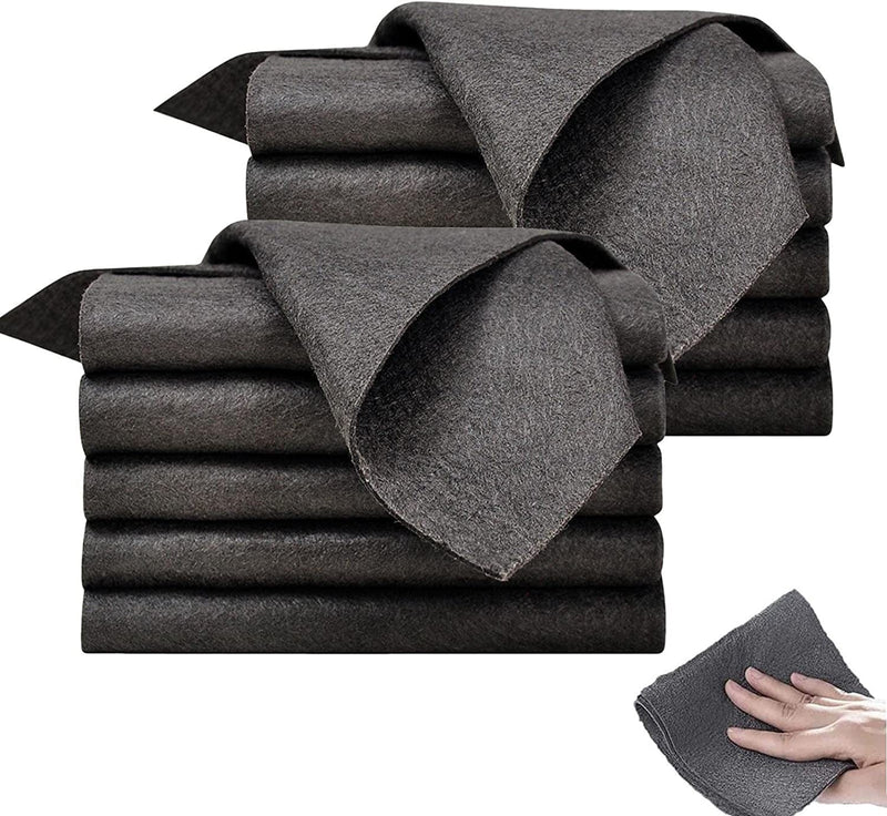 Ainichi Magic Cleaning Cloth - Microfiber Cleaning Cloth Thicken - Magic Cleaning Cloth, Magic Cleaning Cloth Streak Free Reusable, for Cleaning, Kitchens, Glass, Cars Home & Garden > Household Supplies > Household Cleaning Supplies Ainichi   