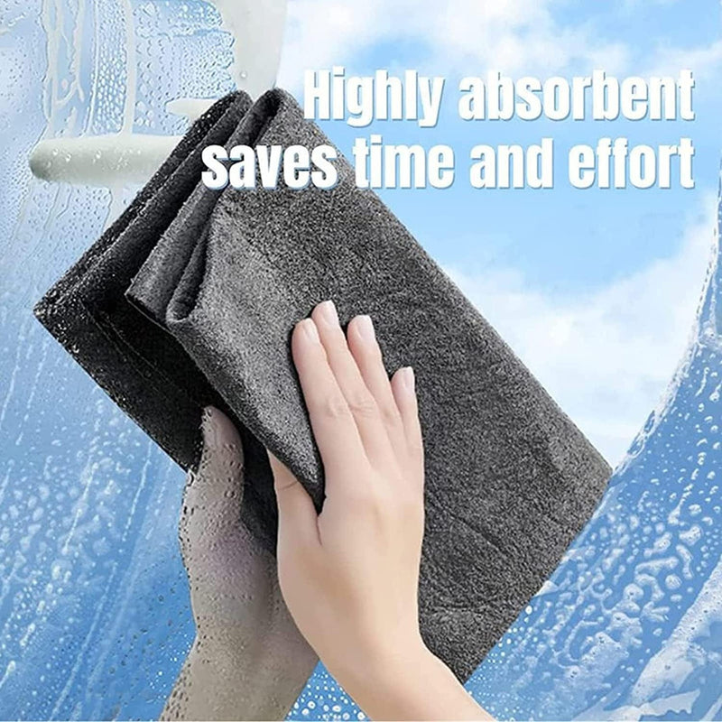 Ainichi Magic Cleaning Cloth - Microfiber Cleaning Cloth Thicken - Magic Cleaning Cloth, Magic Cleaning Cloth Streak Free Reusable, for Cleaning, Kitchens, Glass, Cars Home & Garden > Household Supplies > Household Cleaning Supplies Ainichi   