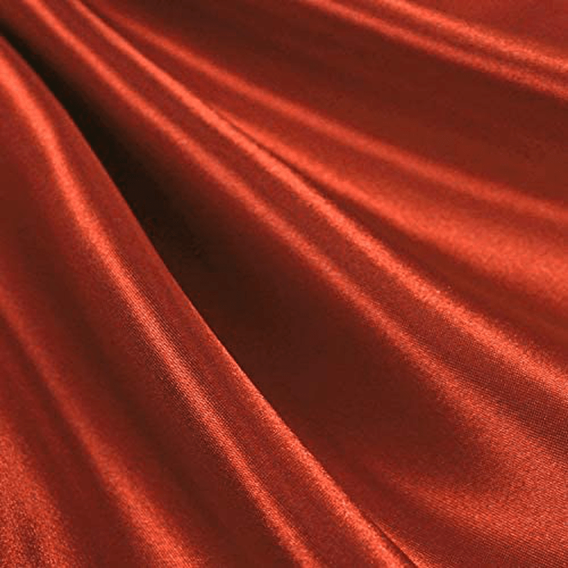 AK TRADING CO. 60" inches Wide-by The Yard-Charmeuse Bridal Satin Fabric for Wedding, Apparel, Crafts, Decor, Costumes (Teal, 5 Yards) Arts & Entertainment > Hobbies & Creative Arts > Arts & Crafts > Crafting Patterns & Molds > Sewing Patterns AK TRADING CO. Rust 5 YARDS 