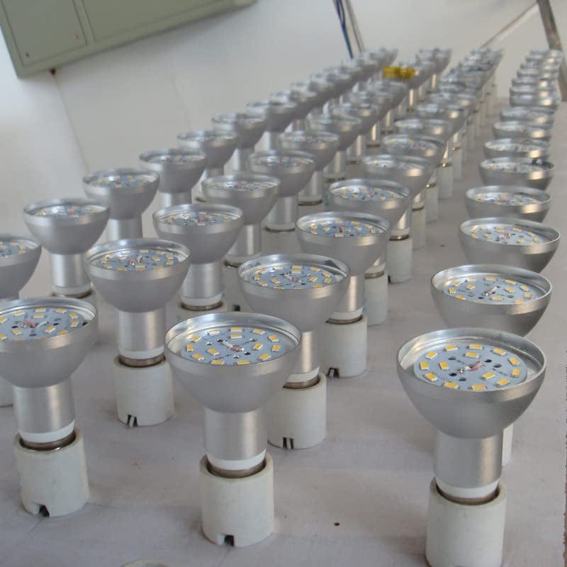 AKSPET Fengyan Home Bulbs 10Pcs/Lot R63 Reflector Led Spotlight 7W AC85~265V Replaces Halogen Lamp LED Reflector Lamp Household Lamp ( Size : Onecolor )
