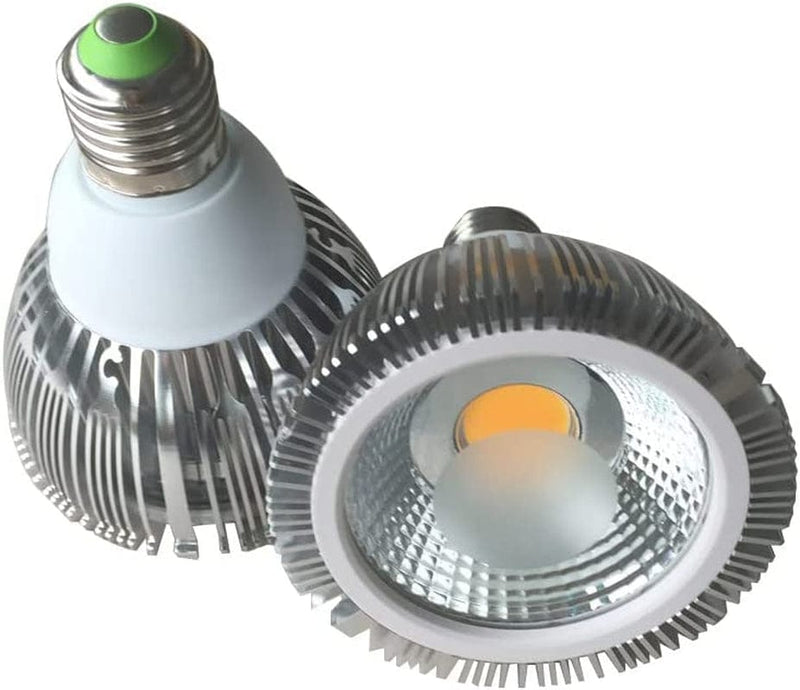 AKSPET Fengyan Home Bulbs 2Pcs/Lot LED COB Spotlight Lamp E27 7W PAR30 AC85-265V Dimming Led Spotlight PAR Lamp Household Lamp ( Size : Onecolor )
